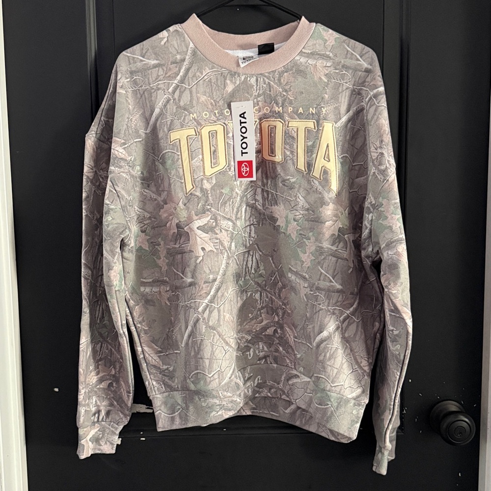 Toyota Camouflage Crew Neck Sweater